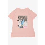 BREEZE Kız Çocuk Tişört Havalı Kız Baskılı 8-14 Yaş, Pembe