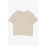 Breeze Kız Çocuk Tişört Kemer Boy Basic 9-14 Yaş, Bej