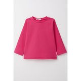 Breeze Kız Çocuk Uzun Kollu Tişört Basic 1-4 Yaş, Fuşya - 1 Yaş
