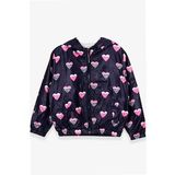 Breeze Kız Çocuk Yağmurluk Kalp Desenli Mor (1-6 Yaş)