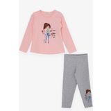 BREEZE Kız ÇocukTaytlı Takım Dostluk Temalı Kız Temalı 1.5-5 Yaş, Pembe