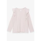 Breeze Krem 1.5-5 Yaş Fırfırlı Kız Çocuk Bluz