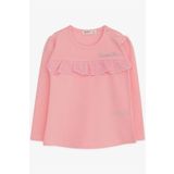 Breeze Pudra 1-4 Yaş Uzun Kollu Güpürlü Kız Çocuk T-shirt