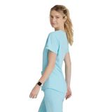 Breeze SK101 – Reliance SK201 Kadın Cerrahi Giyim (Skeechers Ürünlerinden Oluşturulmuş Set) (Bebek Mavisi, L)