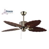 Breeze Urla Antik Bronz 122 cm Ahşap Kanatlı Tavan Vantilatörü