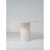 Breeze Yuvarlak Ahşap Bohem Masa 100X100
