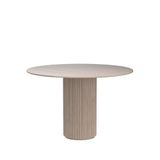 Breeze Yuvarlak Ahşap Bohem Masa 130X130
