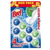 BREF KLOZET BLOĞU POWER AKTIV İKİLİ 8 TOP ÇAM KOKUSU 100 GR