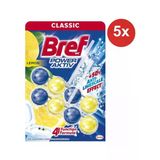 Bref Kokulu Tuvalet Temizleyicisi - Power Aktiv Limon - 5 Adet
