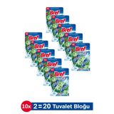 Bref Power Aktiv Çam Kokulu Tuvalet Bloğu 10 Adet İkili Paket