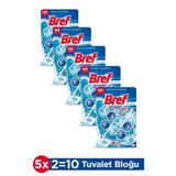 Bref Power Aktiv Katı Tuvalet Bloğu 5 Adet Okyanus Ikili (5'Li Set)