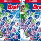 Bref Power Aktiv Klozet Bloğu Çam ve Lavanta Kokulu (8 Li Set) (2PK*4)