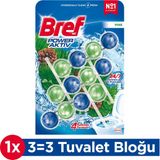 Bref Power Aktiv Wc Blok Trio Çam