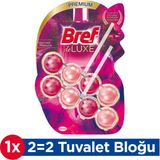 Bref WC DeLuxe Manolya Klozet Bloğu - 2'li Premium Kir & Kireç Önleyici & Koku Giderici Klozet Temizleme Topları (2x50g)