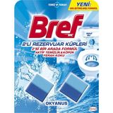 Bref WC Okyanus 2'li Rezervuar Küpleri Aktif Temizlik ve Ferah Koku Sağlar