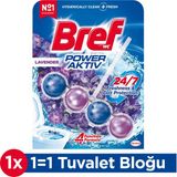 Bref WC Power Active Lavanta Kir&Kireç Önleyici & Koku Giderici Katı Tuvalet Bloğu Singlepack