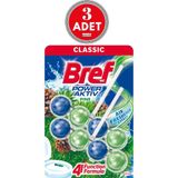 Bref Wc Power Aktiv Çam Tuvalet Bloğu 2'Li Paket 3 Adet Bref Çam