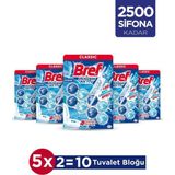 Bref WC Power Aktiv Duopack Katı Tuvalet Bloğu Okyanus 5 x 2'li Paket