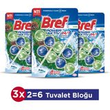 Bref Wc Tuvalet Bloğu Çam 3'lü Power Aktiv Özellikli Temizlik ve Ferahlık Sağlar