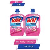 Bref Yüzey Temizleyici Gül 2x 2.5 lt 2'li Set