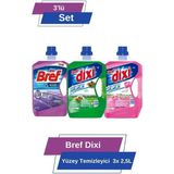 Bref Yüzey Temizleyici Lavanta Gül Çam 3x 2.5 lt 3'lü Set