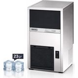 Brema 32 Kg/gün Hazneli Ticari Küp Buz Makinesi – Cb 249 A Hc B-Qube - Gri