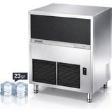 Brema 73 Kg/gün Hazneli Ticari Küp Buz Makinesi – Cb 640 A Hc B-Qube - Gri
