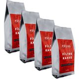Brema Proffessional Fi ltre Kahve 250 gr. x 4 Adet - 1 kg - Kağıt ve Metal Filtre