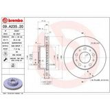 Brembo Almparca Ön Fren Diski Boxer Iii Jumper Iii Ducato Iii 06- 15 Jant Kucuk 280X28X5DL Hali - Renault