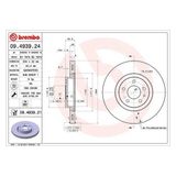 Brembo Ön Fren Aynası Opel Combo D 12 Fıat Doblo 10 Egea 16 Alfa Romeo 147 01 156 97 05 284 x 22 5 Delik Havalı