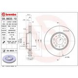 Brembo Zengemtx Ön Fren Aynasi Volvo S60 00-10 S80 98-06 V70 97-07 XC70 00-07 285X5DL Küçük Tip - Renault