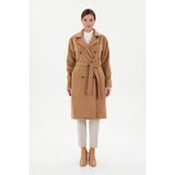 Brendon Kadın Kaban Camel 22W24001507 - 36