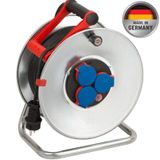 Brennenstuhl AT-N05V3V3-F 3G1.5 Garant S Serisi IP44 Lisanslı 3 Soketli 290 mm 50 mt Siyah Makaralı Kablo