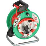 Brennenstuhl Garant G IP44 bahçe kablo makarası (23 + 2 m kablo ile çim biçme makinesi için kablo makarası, özel plastik, geçici ve geçici sınırlı açık havada kullanım, Almanya'da üretilmiştir)