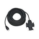 Brennenstuhl H07RN-F3G1.5 25 m IP44 Lisanslı Dış Mekan 3 Soketli Uzatma Priz