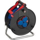 Brennenstuhl IP44 makarası (50 m – özel plastik, kısa vadeli dış alanlarda kullanım garantiler ve yuvarlak evin, Made in Germany) Siyah