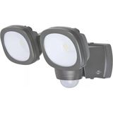 Brennenstuhl Pilli Led Spot Lamba Lufos / Led Dış Mekan Spotu Pilli Hareket Sensörlü, 8 Adet Led Lamba, 2 X 240 Lümen, Dış Mekan Için