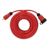 Brennenstuhl Profesyonel Serisi H07BQ-F 3G2.5 IP44 Lisanslı Dış Mekan Kullanımına Uygun 25 Metre Uzatma Kablosu (Kırmızı)