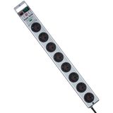 Brennenstuhl Super Solid Serisi 8 Soketli 2.5 m 13.500 mAh Gümüş Akım Korumalı Priz