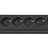 Brennenstuhl USB Şarj İşlevli Premium 6 Soketli 3 mt Siyah Priz