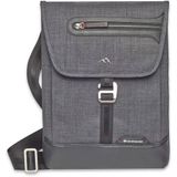 Brenthaven Collins Vertical Messenger - Graphite Dikey Notebook Çantası