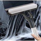 Brentino 4in1 Spreyli Camsil Aparatı Çekçek Fırça Mikrofiber Bez Cam Ayna Fayans Temizleme Uzun Saplı - 1 Adet