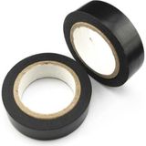 Brentino Siyah Elektrik Izole Bant 10’lu Paket 19MM x 10 Yard Pvc Kablo Yalıtım Bandı 0,13MM Esnek Yapışkan - 10 Adet