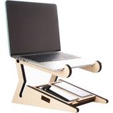 Breseus Macbook Stand ve Organizatör - Y: 32 cm D: 21 cm G: 22 cm - Krem