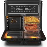 Breville Sıcak Hava Fritözü Halo Flexi ,Dijital Çift Hazneli Air Fryer, 11 L Kapasite, 2400 W Güç