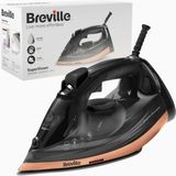 Breville Supersteam 2600W Buharlı Ütü Siyah & Bakır Seramik Taban