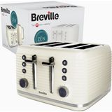 Breville Zen 4 Dilim Ekmek Kızartma Makinesi Geniş Yuvalı - Krem