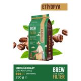 brewbymesh Etiyopya Medium Roast Filtre Kahve (Öğütülmüş Orta Kavrulmuş Filtre Kahve) 250gr.
