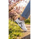 Brexia Walksmooth Kadın Beyaz Sneaker Günlük Spor Ayakkabı Hafif Ortopedik Rahat Taban