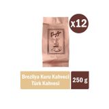 Brezilya Kuru Kahveci Atilla Pak Türk Kahvesi 250G X 12 Adet